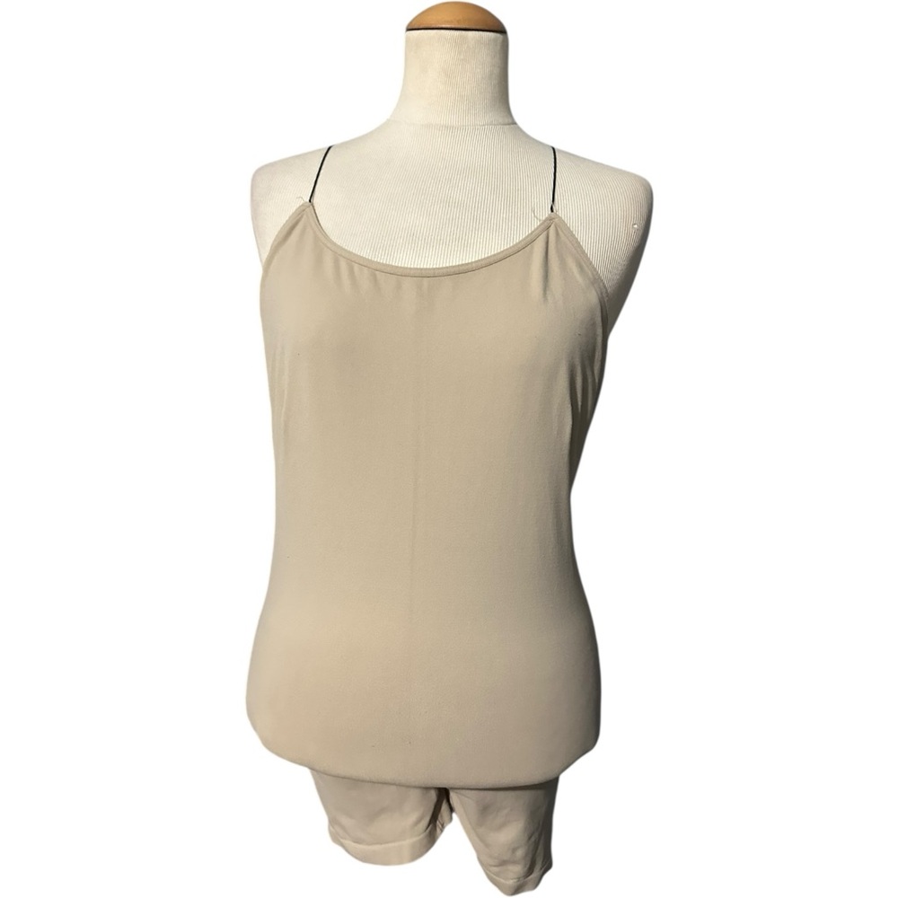 Intimately Free People Skinny Strap Romper Tan M/L